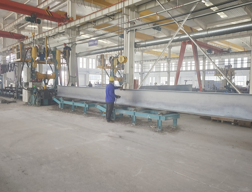 H-beam Assembling-Welding-Straightening Machine